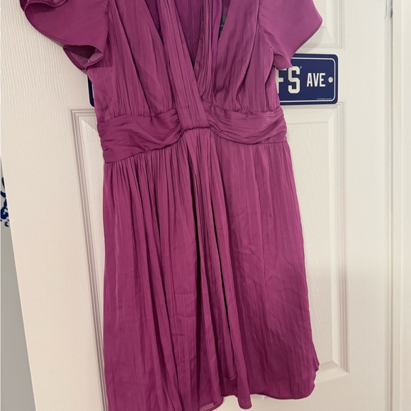 By Anthropologie Deep V-Neck Vibrant
Mini Dress - Picture 4 of 7